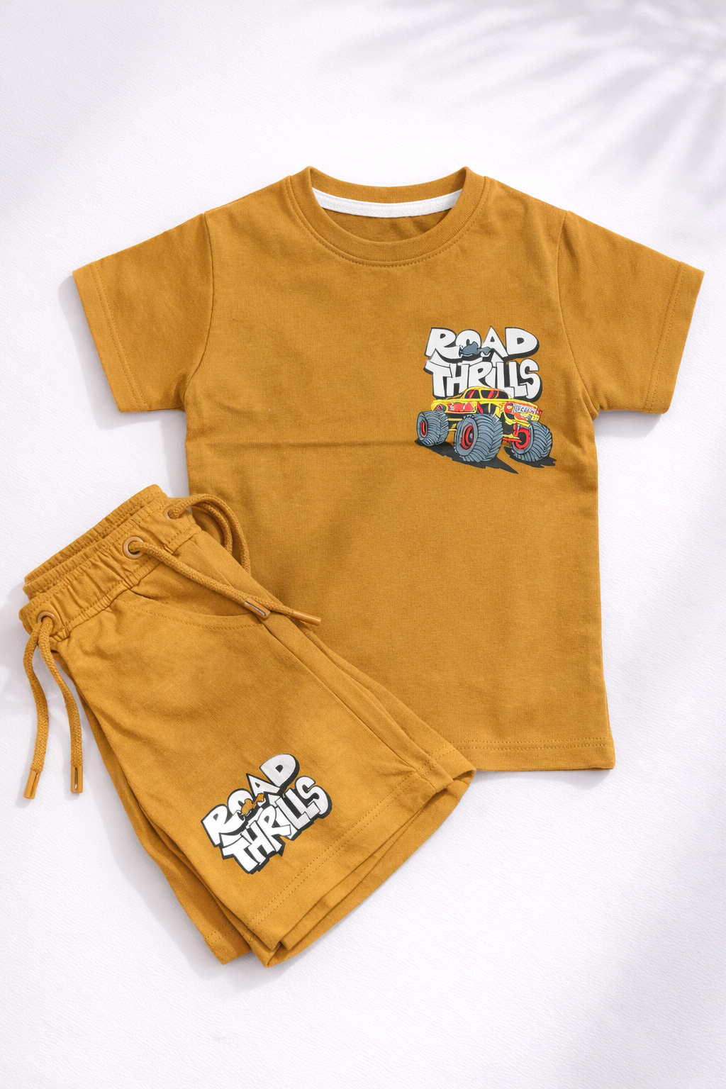 Mustard Road Thrills Kids T-Shirt & Shorts Set