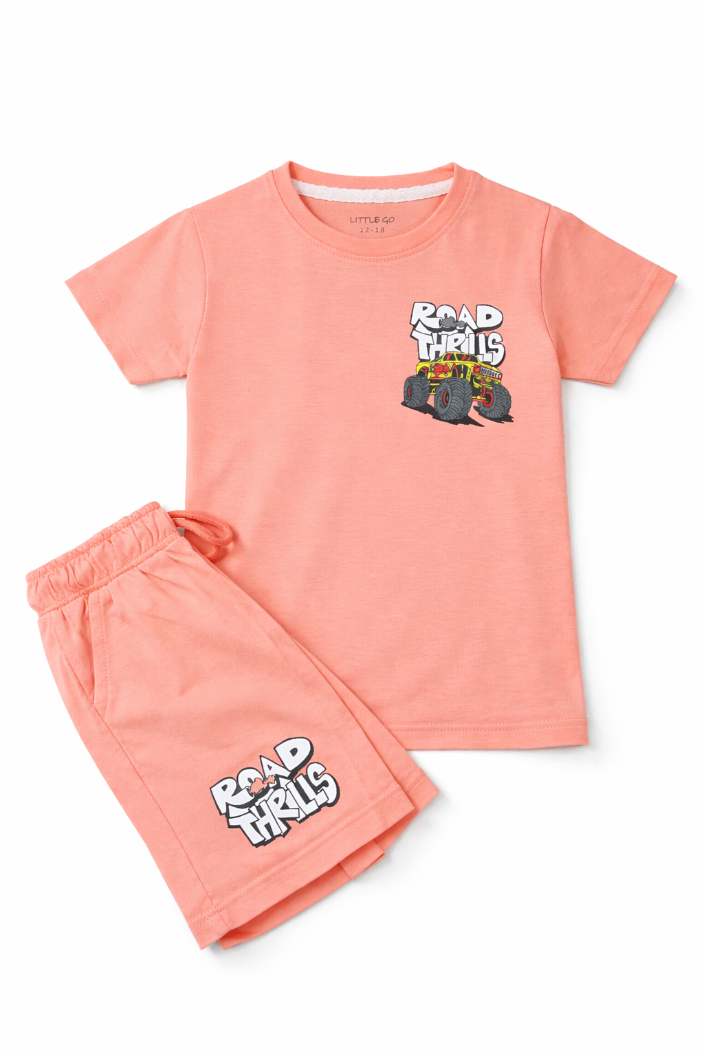 Peach Road Thrills Kids T-Shirt & Shorts Set