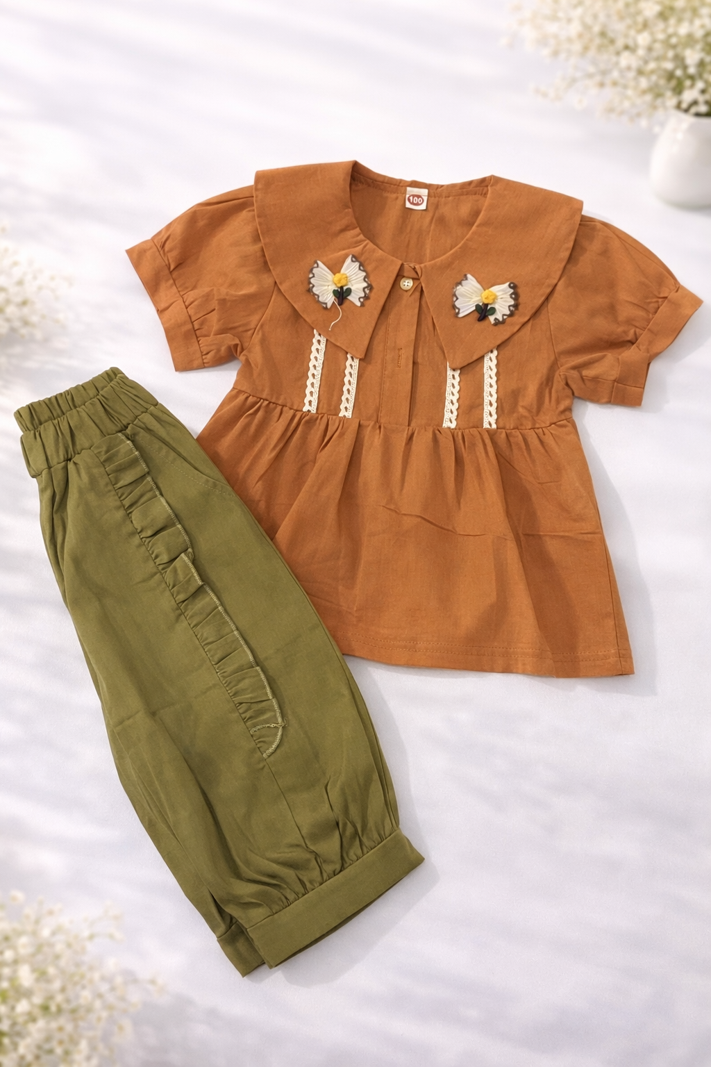 Autumn Butterfly Collar Set (2-Piece)