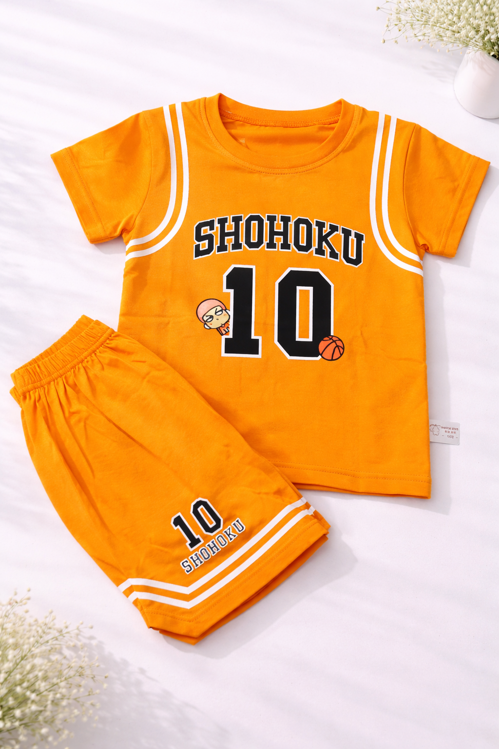 Shohoku 10 Basketball Co-Ord Set – Mustard Yellow