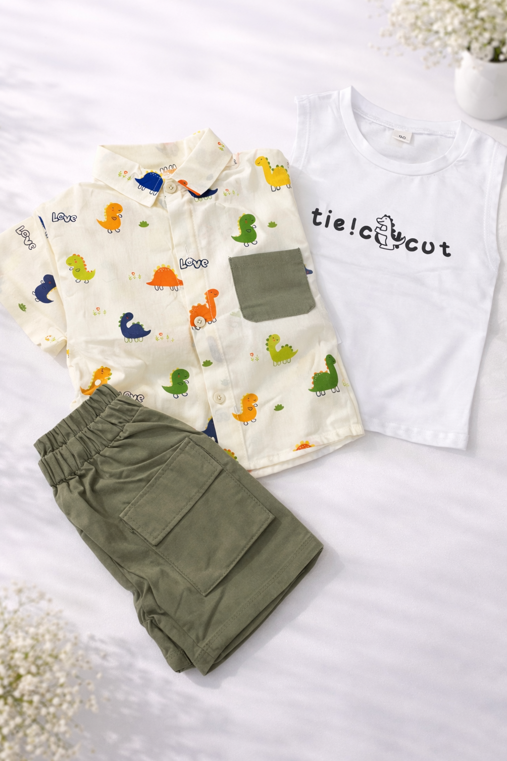 Dino Adventure 3-Piece Summer Set