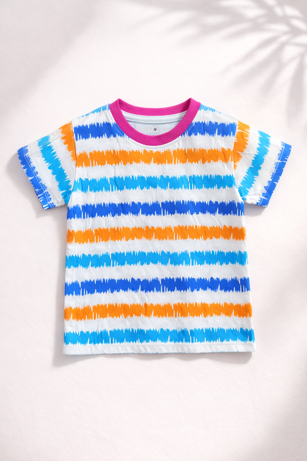 Rainbow Stripe Kids Cotton Summer T-Shirt