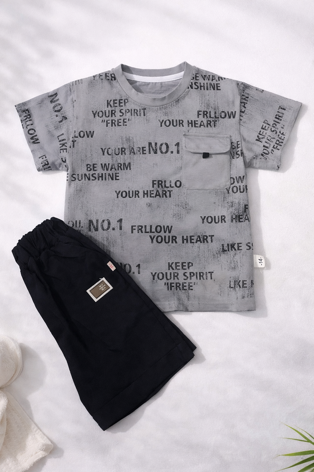 Urban Spirit No.1 Co-Ord Set – Grey & Black