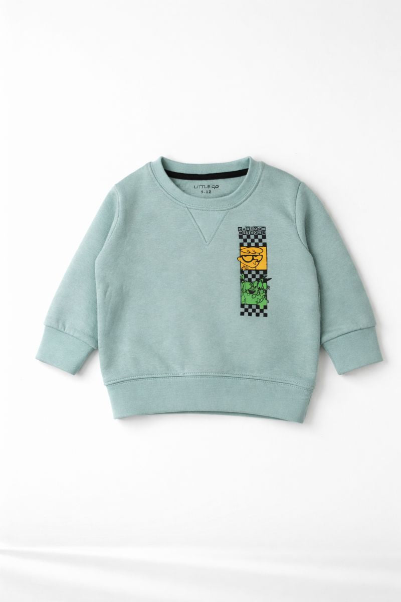 Boys Mint Green Graphic Co-Ord Set