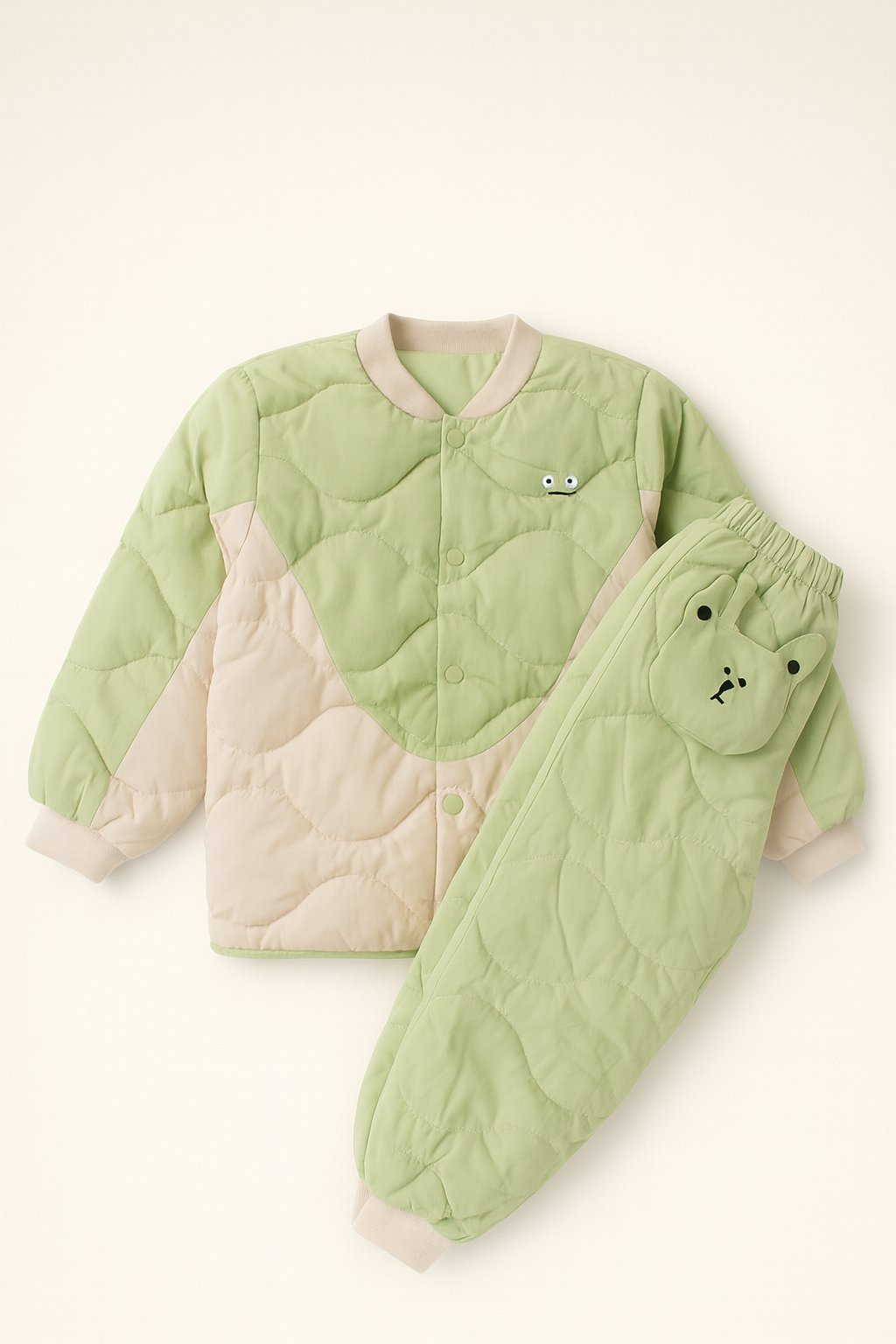 Sprout & Sand Quilted Kids Jacket & Pants