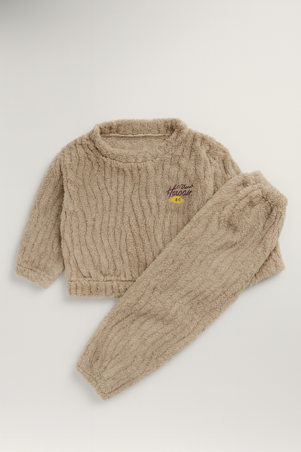 Warm Cozy Bear Sherpa Lounge Set