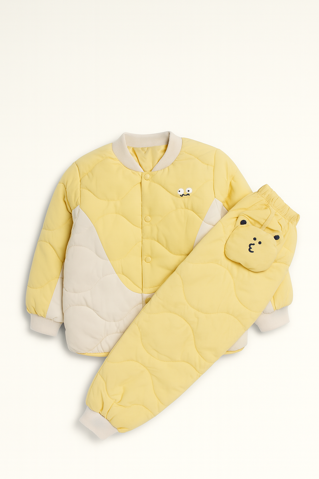 Sunny Bear Quilted Winter Suit