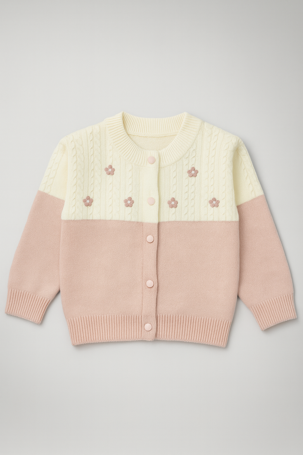 Blossom Patchwork Knit Cardigan